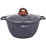 Кастрюля 4л «Granit ultra» (blue) со стеклянной крышкой кгг42а