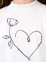 Джемпер для девочки 1408 белый