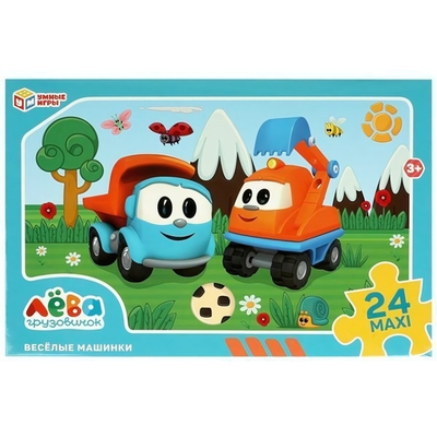 Макси-пазл 24эл. "Грузовичок Лёва" 4660254410916 (Умные игры)