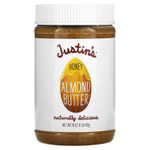 Justin's Nut Butter, Миндальная паста с медом, 454 г (16 унций)