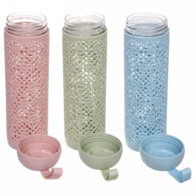 Бутылка питьевая пластиковая 650мл «Ажур»