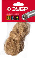 ЗУБР 50 г, сантехнический лен (4-51991-050)