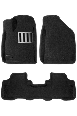 Коврики салона для LEXUS RX (2009-2014) Euromat 3D Lux черные. Арт. EM3D-003209