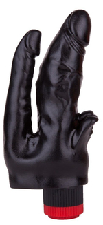 Вибромассажёр LOVETOY анально-вагинальный, два ствола, 17 см