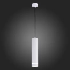 ST115.533.12 Светильник подвесной Белый LED 1*12W 3000K 936Lm Ra>90 120° IP20 D80xH300 165-265V Подвесные светильники