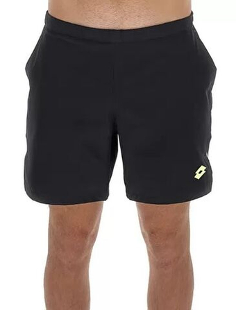Мужские теннисные шорты Lotto Tech и D1 7" Short - черный