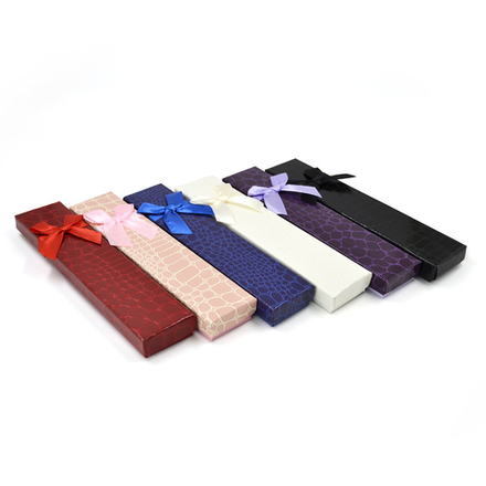 Футляр картонный прямоугольный, ассорти (6х2шт), серия "Подарочная" (№24)