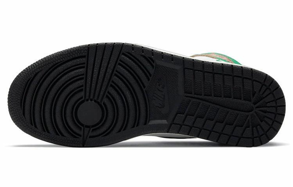 Кроссовки Jordan Air Jordan 1 Retro High Og "Lucky Green" (Женская размерная сетка)
