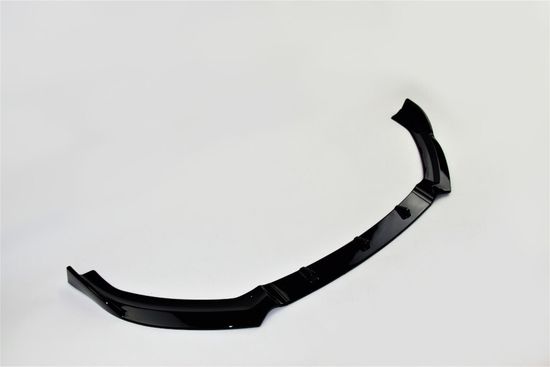 Юбка переднего бампера глянцево - черный V.1 для BMW 5 G30 G31 2017+ Sedan Touring