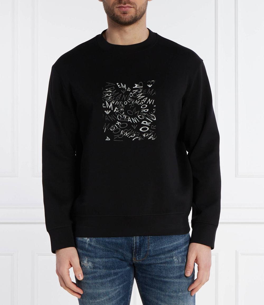 Худи Emporio Armani - черный(3D1M70 1JHSZ)