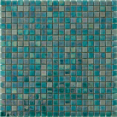Стеклянная мозаика Rose 15 WJ 26 аквамарин голубой зеленый
