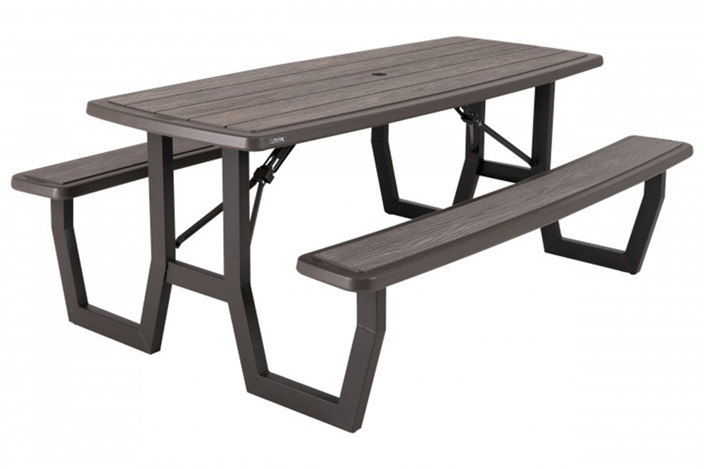 Стол складной с лавочками Lifetime для пикника