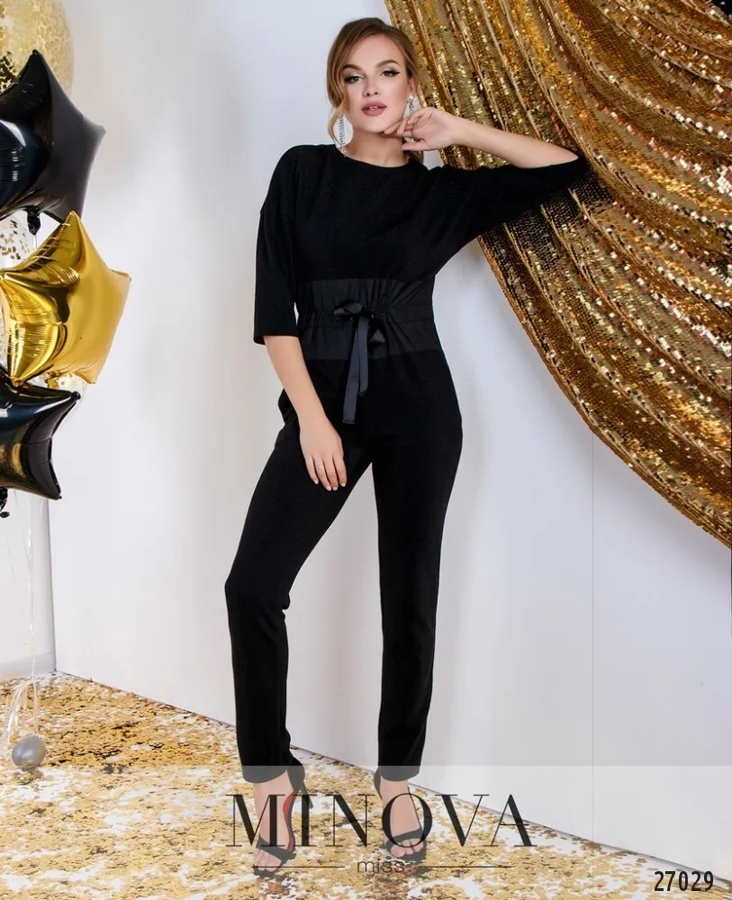 Комбинезон 3013-черный Minova