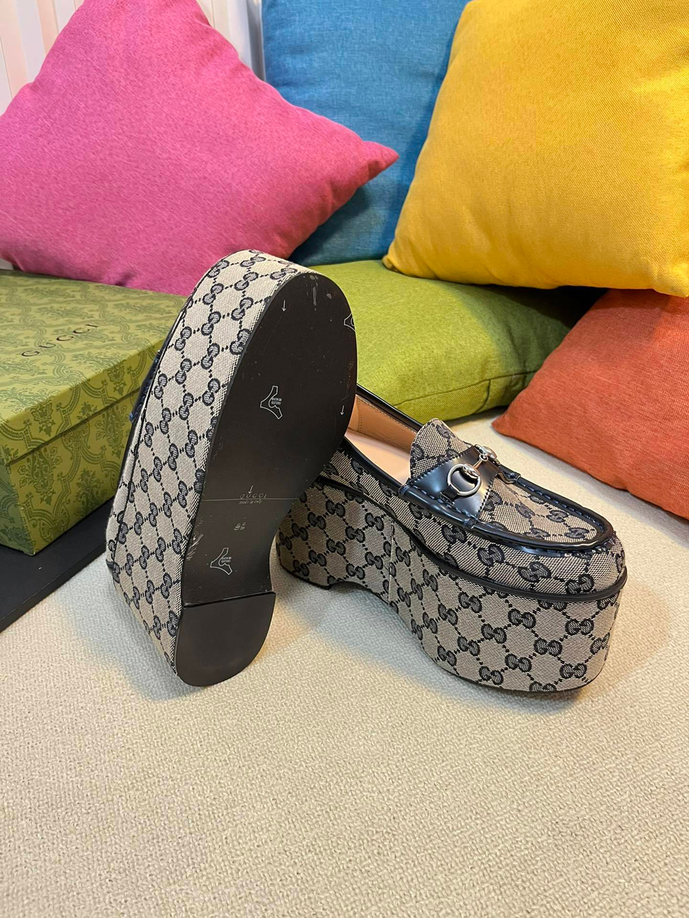 Gucci Horsebit Platform Loafer