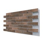 Негорючая термопанель ППС PRO Керамин Иллинойс 3 Бежевый 0,612 м², 1020x600 мм