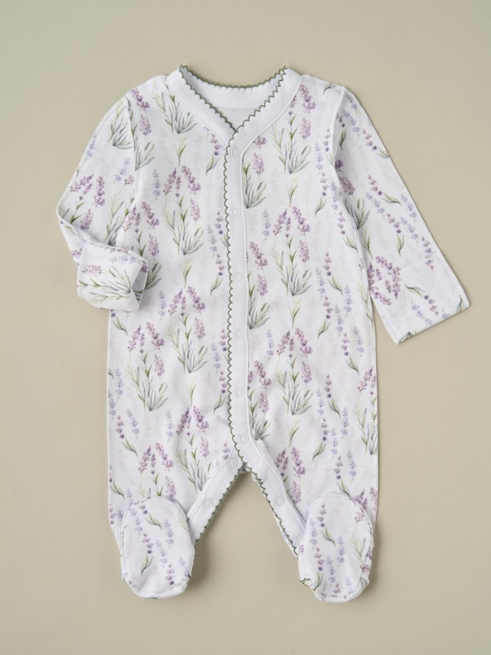 Комбинезон на кнопках "Лаванда"