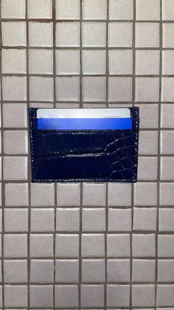 Картхолдер cobalt alligator