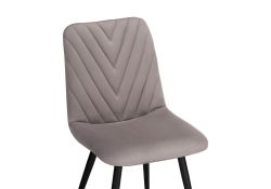 Стул на металлокаркасе Ральф латте / черный