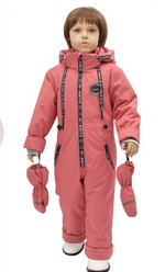 Полукомбинезон-непромокайка, р.128 (Rusland) розовый.