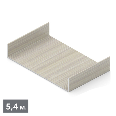 СТАНДАРТ Упор прямой (5,40 м) дуб дымчатый (ПВХ) (AS0459) Aristo (Акция)
