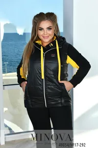 Костюм 17-292-желтый-черный Minova