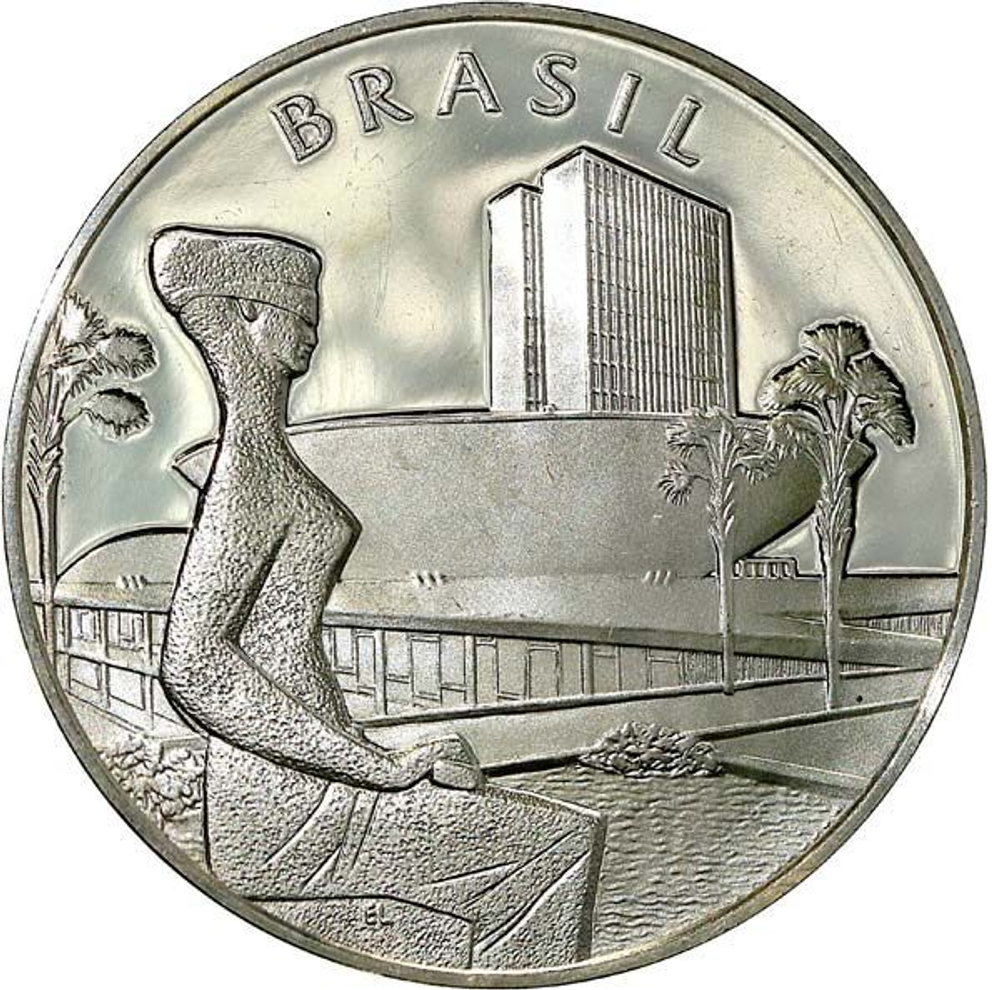 France, Les Médailles des Nations du Monde Brazil Medal, 1976