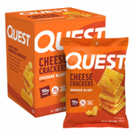 Quest Nutrition, крекеры с сыром, чеддер, 4 пакета по 30 г (1,06 унции)