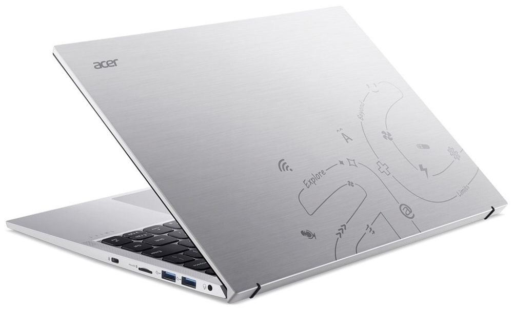 Ноутбук Acer Swift Lite SFL14-53M-525K 14" / 16 Гб / SSD 512 Гб / Без ОС / NX.J58ER.001
