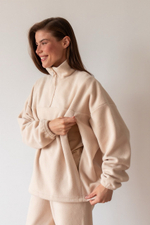 Анорак Арктика  для беременных и кормящих, Латте