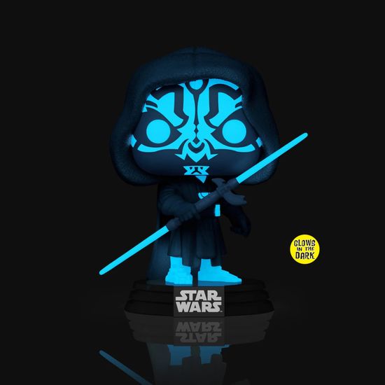 Фигурка Funko POP! Bobble Star Wars Darkside Darth Maul (Hologram) (GW) (Exc) (740) 82771 / Фигурка Фанко ПОП! по мотивам вселенной "Звёздные войны", Дарт Мол