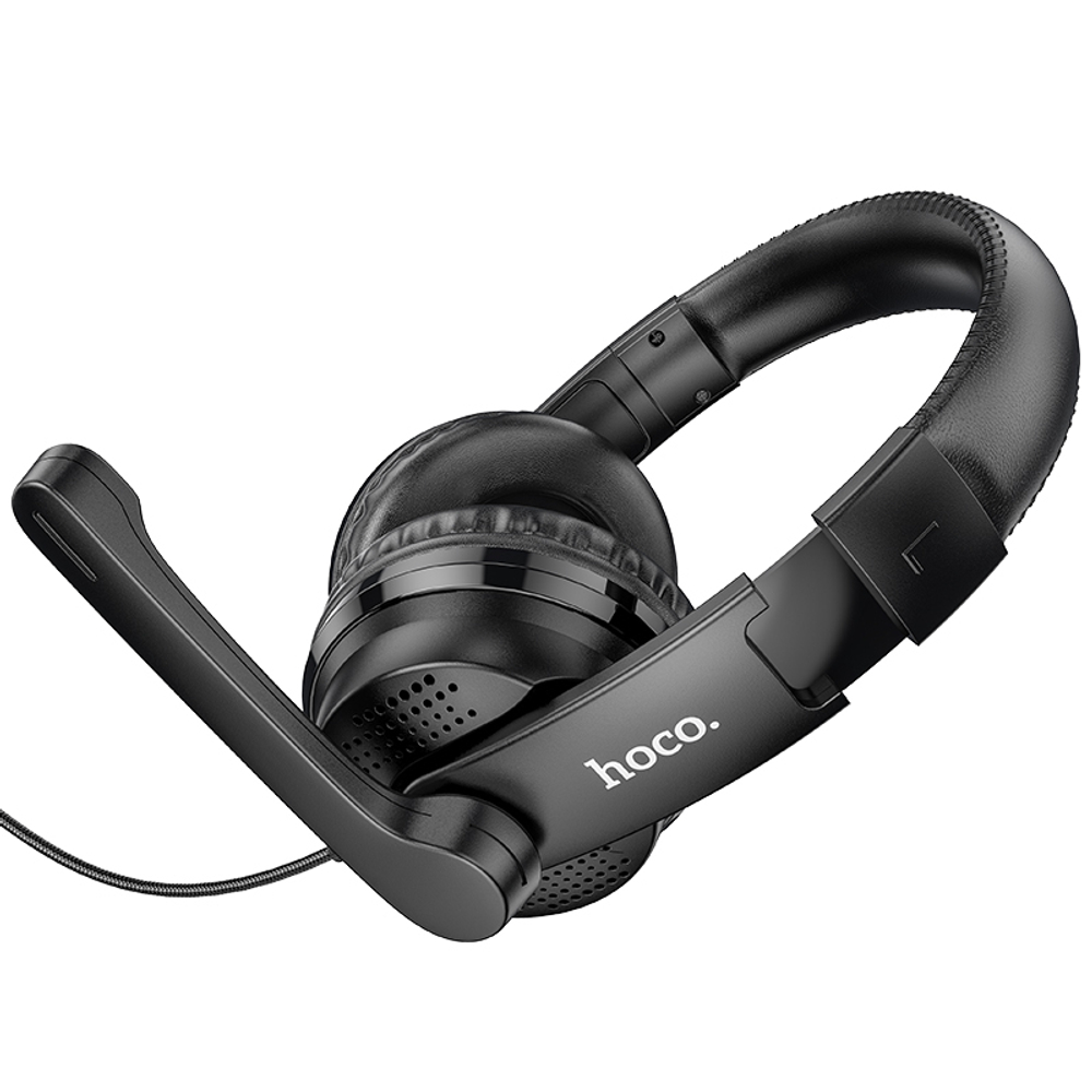 Игровые наушники с микрофоном Hoco W103 Magic tour gaming headphone Black Черные