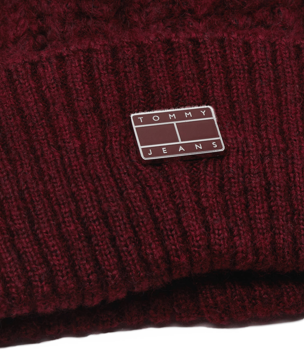 Шапка Tommy Jeans - бордовый(AW0AW15462)
