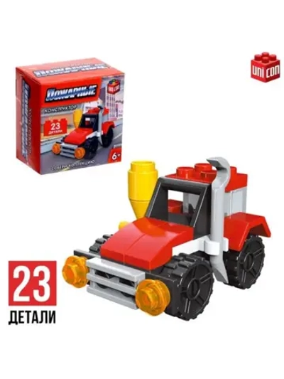 Конструктор Пожарные «Пожарная машина», 23 детали