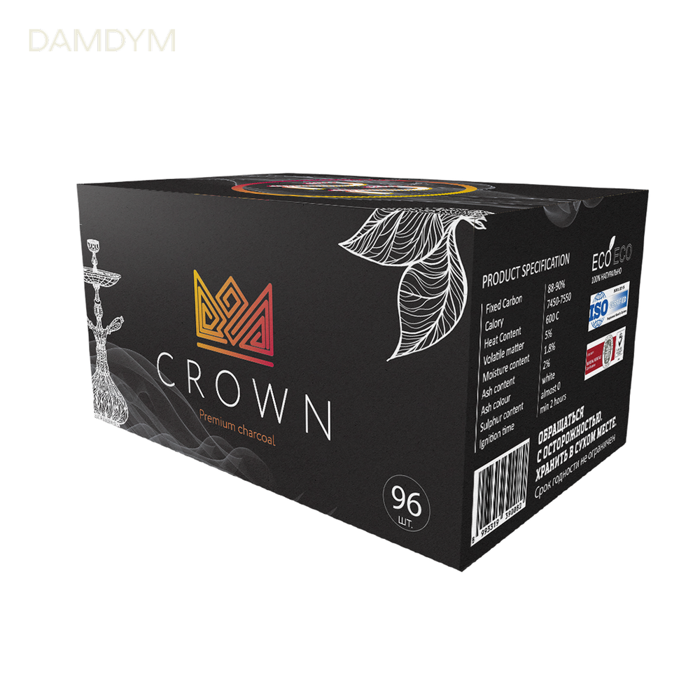 Уголь для кальяна "Crown"