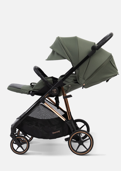 Peppy Коляска прогулочная Amici (Green) рама Black