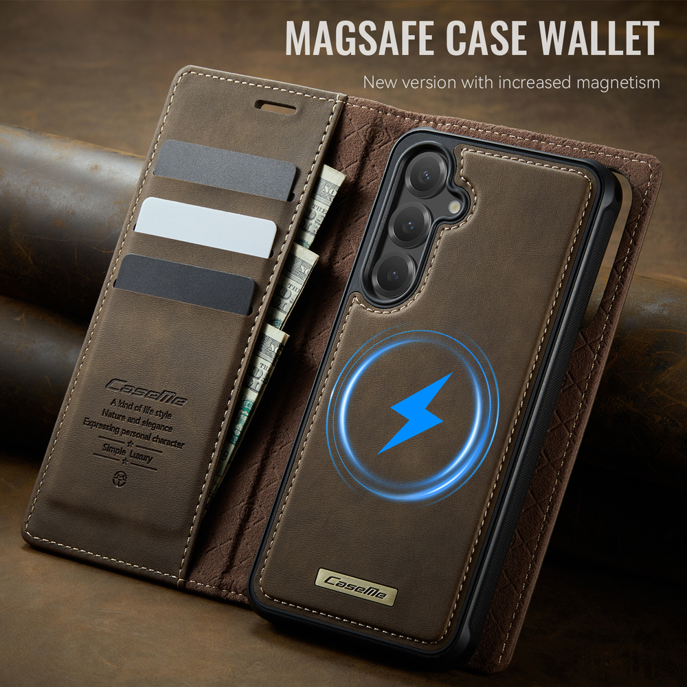 Чехол-кошелек CaseMe 2 in 1 MagSafe Samsung Galaxy S24