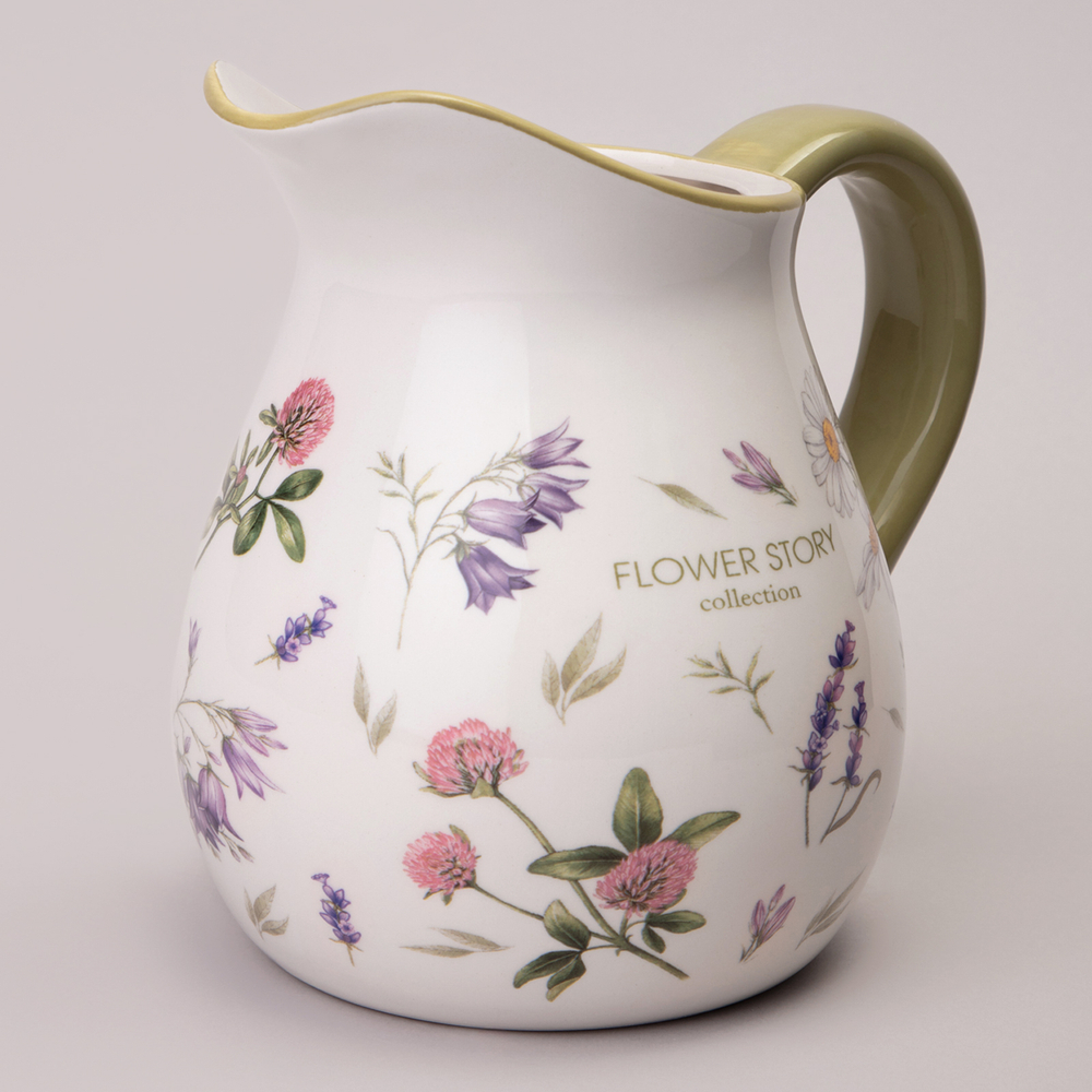 Кувшин Аgness "Flower story" 18х13х16.5см 1150мл