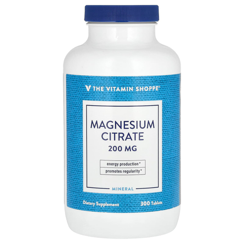 The Vitamin Shoppe, Цитрат магния, 200 мг, 300 таблеток