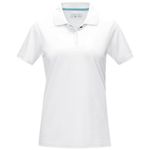 Женское поло Graphite с коротким рукавом, изготовленное из натуральных материалов