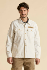 Куртка-рубашка из хлопка (зеленая)