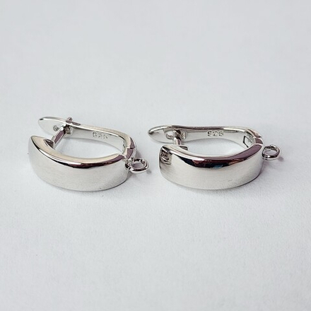 Ювелирные швензы, английский замок, родий, люкс фурнитура