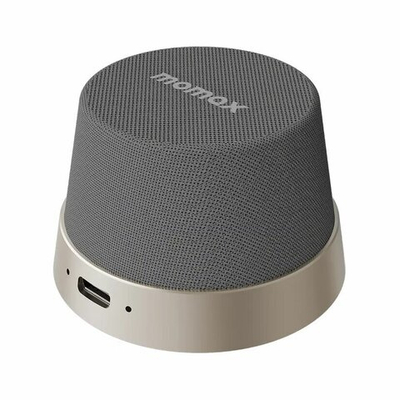 Беспроводная колонка с Magsefe Momax 1-Vibe Go Magnetic Wireless Speaker - Титан