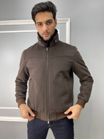 Кашемировая куртка Brunello Cucinelli внутри с мехом