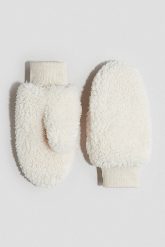 H&M Варежки, светло-бежевый