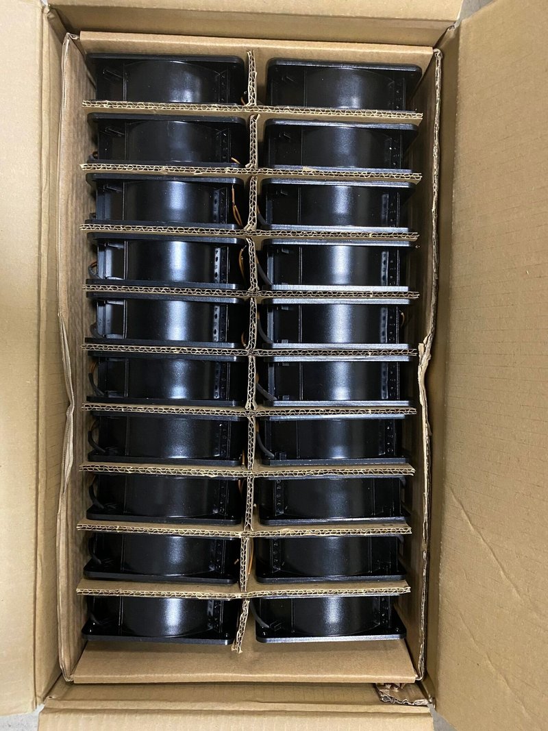 Вентилятор 120х120х38 YJF 12038-7P (110-120В)