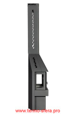 Камин БАВАРИЯ ТРИ СТЕКЛА графит