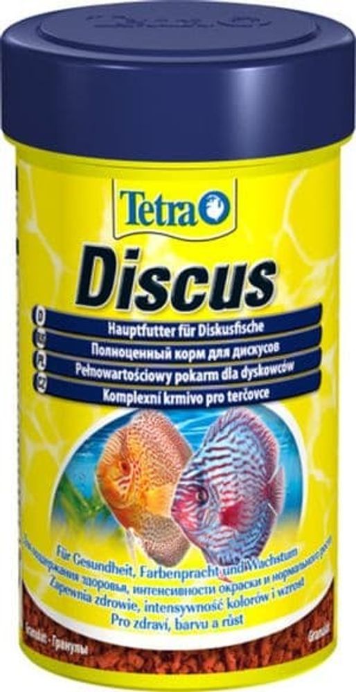 TetraDiskus Staple Food корм для дискусов в гранулах 1 л