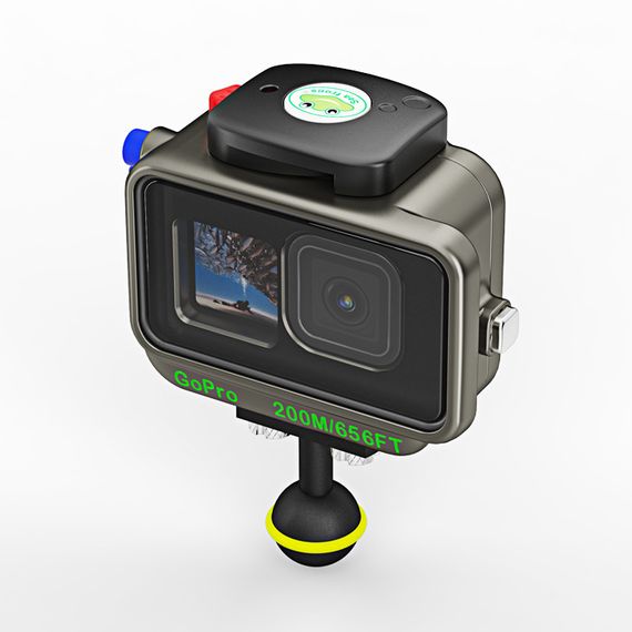 Алюминиевый подводный бокс Sea Frogs 200M для GoPro 13/12/11/10/9