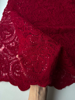 Вышивка с пайетками (Красная)