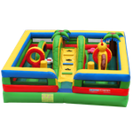 Надувной батут "Гусеничка"